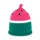 czapka-1 zelený, fuchsiový