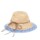 kapelusz-babie-lato-handmade-2 jasny beżowy , jasny niebieski