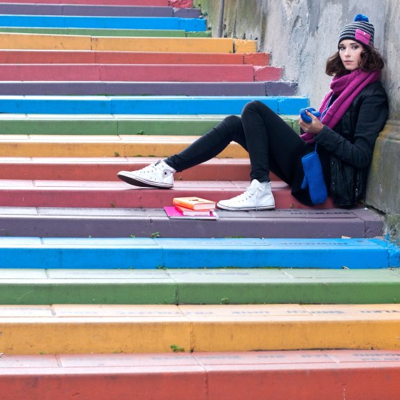 Czapka Kieszonka - czarny, szary