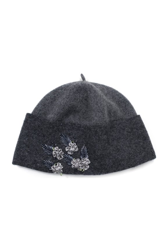Czapka Pięć Listków - grafitowy
