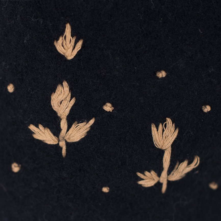 Czapka Delicate wool - czarny