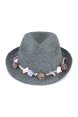 Summer hat - grey 54