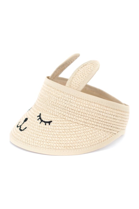 Visor hat - light beige
