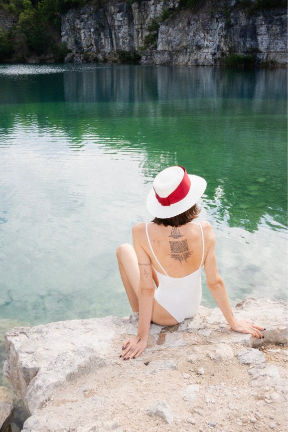 Kapelusz Wide Stripe