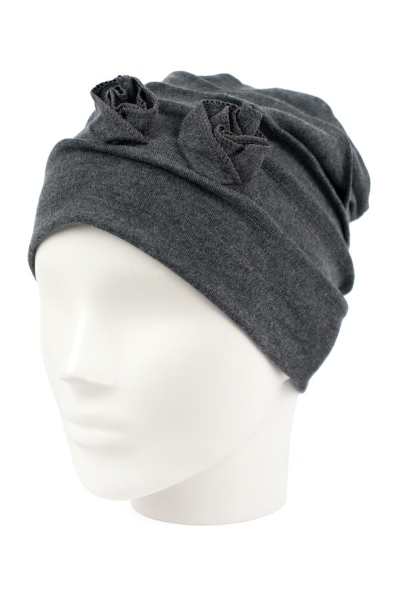 Czapka Cotton Roses - grafitowy