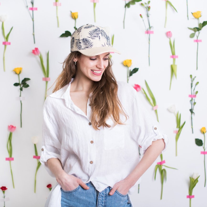 Baseball cap - light beige, ecru