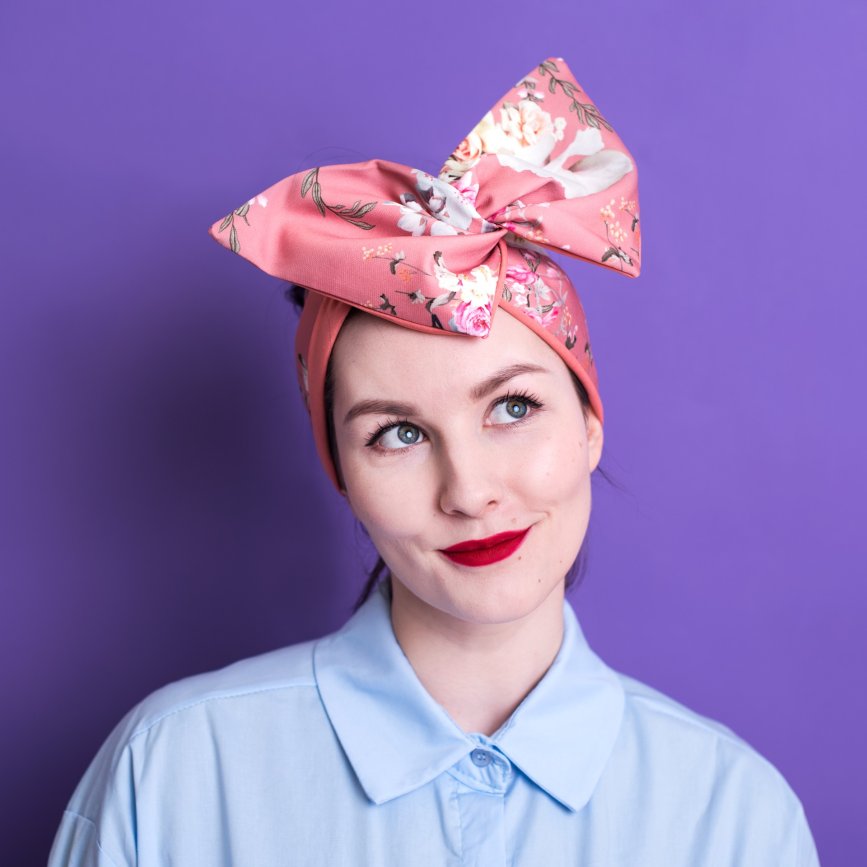 Opaska na druciku Floral Twist