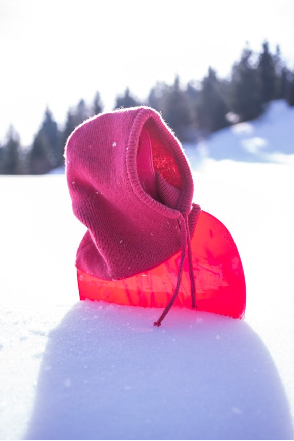 Kaptur Balaclava - malinowy