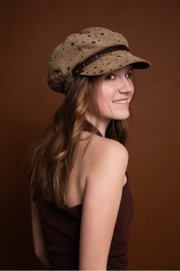 Kaszkiet Mokka - beżowy