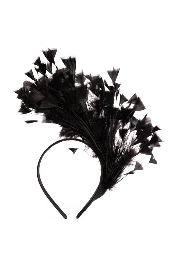 Fascynator Enigma - czarny
