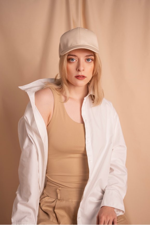 Czapka Lomax - jasny beżowy