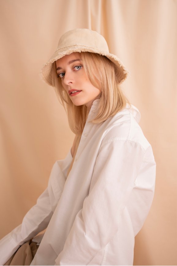 Kapelusz Frazzle Bucket - ecru