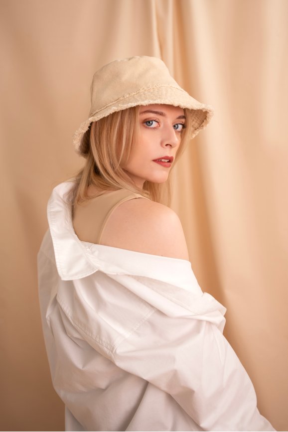 Kapelusz Frazzle Bucket - ecru