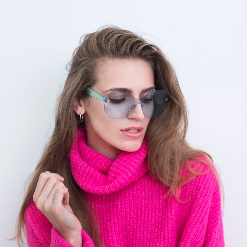 Okulary przeciwsłoneczne Allie - miętowy