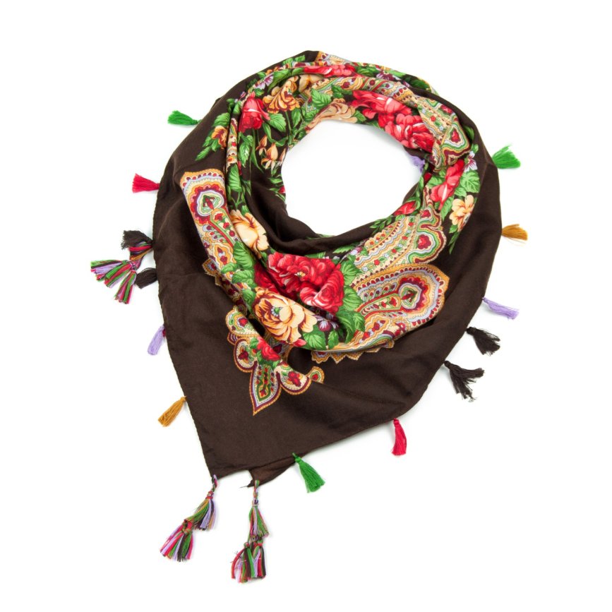 Chusta Tęczowy folk