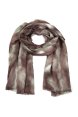 Szal Plamiasty - brązowy