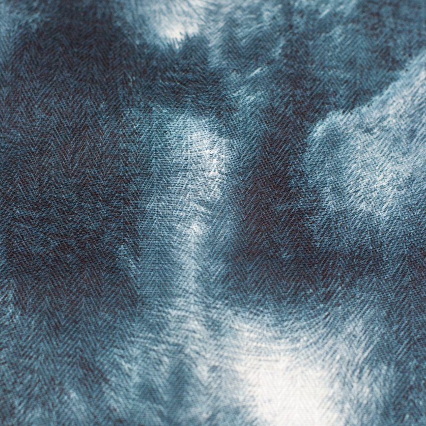 Szal Plamiasty - niebieski