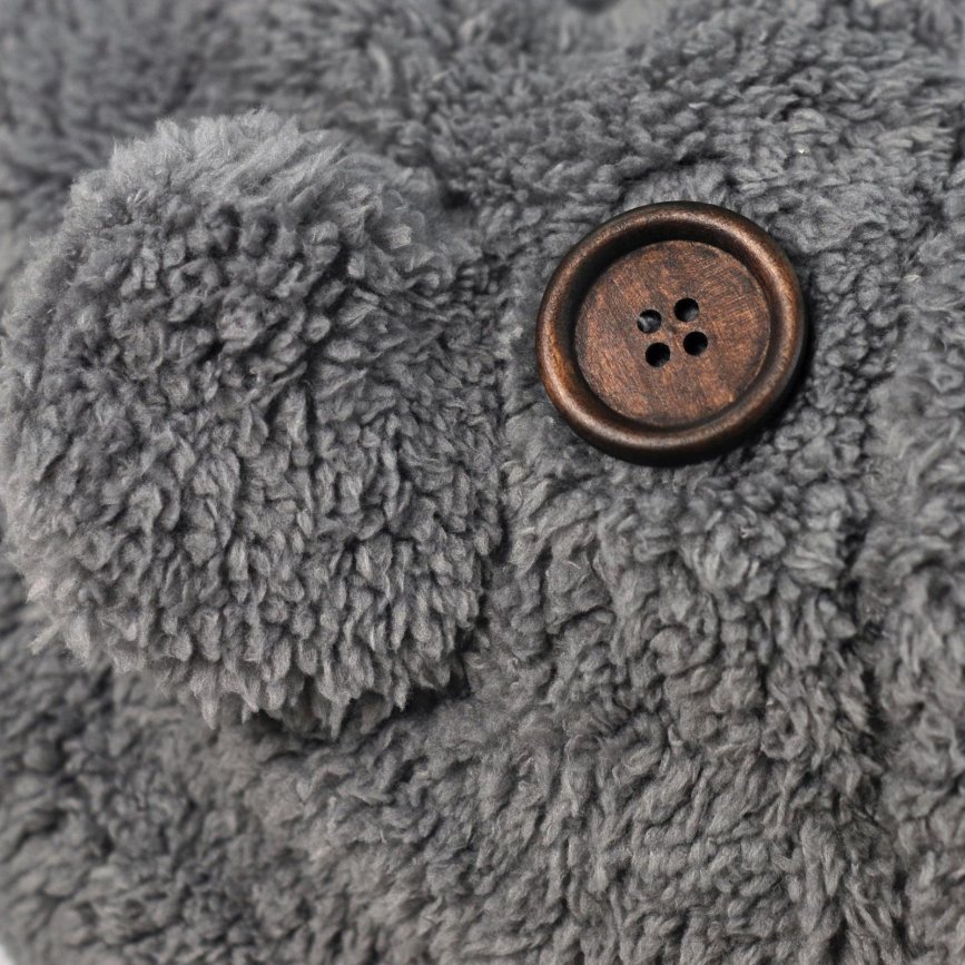 Kaptur Przytul Misia - szary