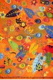 Chusta Peacock - pomarańczowy