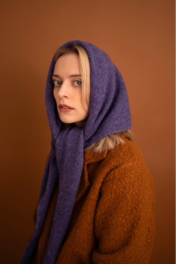 Chusta Amalie - fioletowy