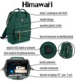 Plecak Himawari Classic M - butelkowa zieleń