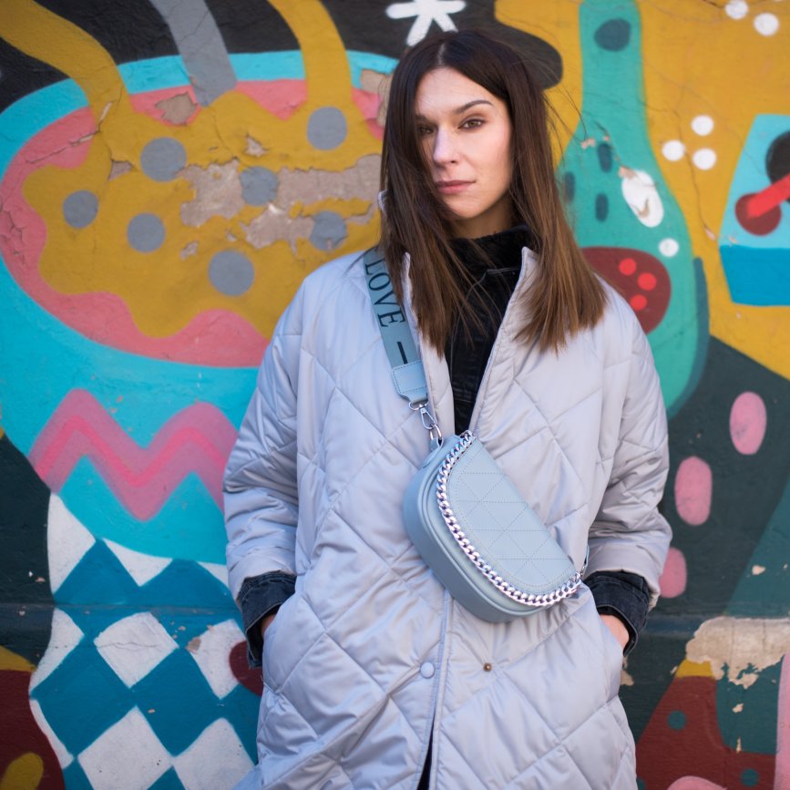 Torebka Chained - jasny niebieski