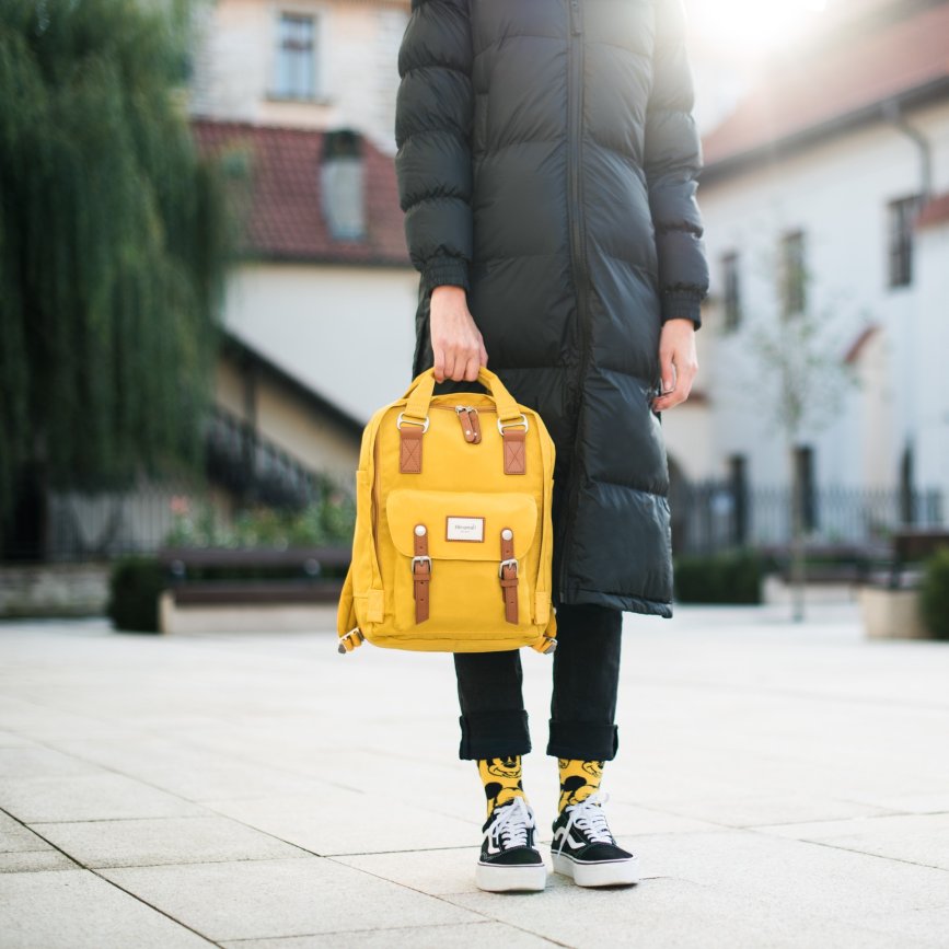 Plecak Himawari Basic S - musztardowy