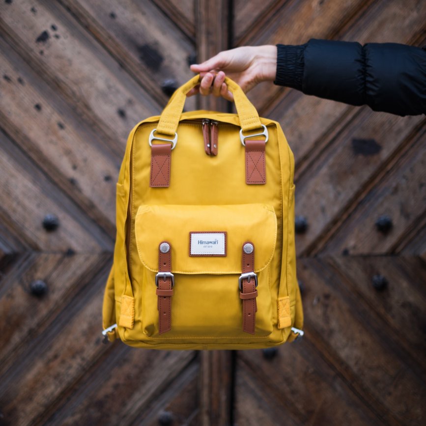 Plecak Himawari Basic S - musztardowy