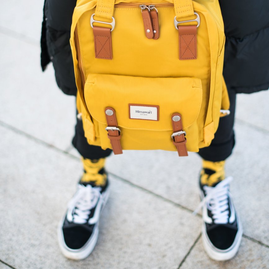 Plecak Himawari Basic S - musztardowy