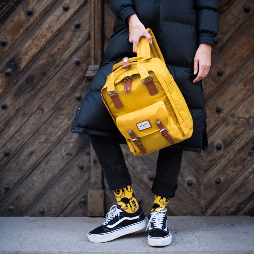 Plecak Himawari Basic S - musztardowy